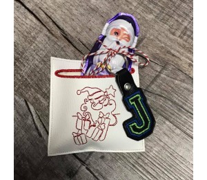 Stickserie - ITH Anhänger College Buchstaben